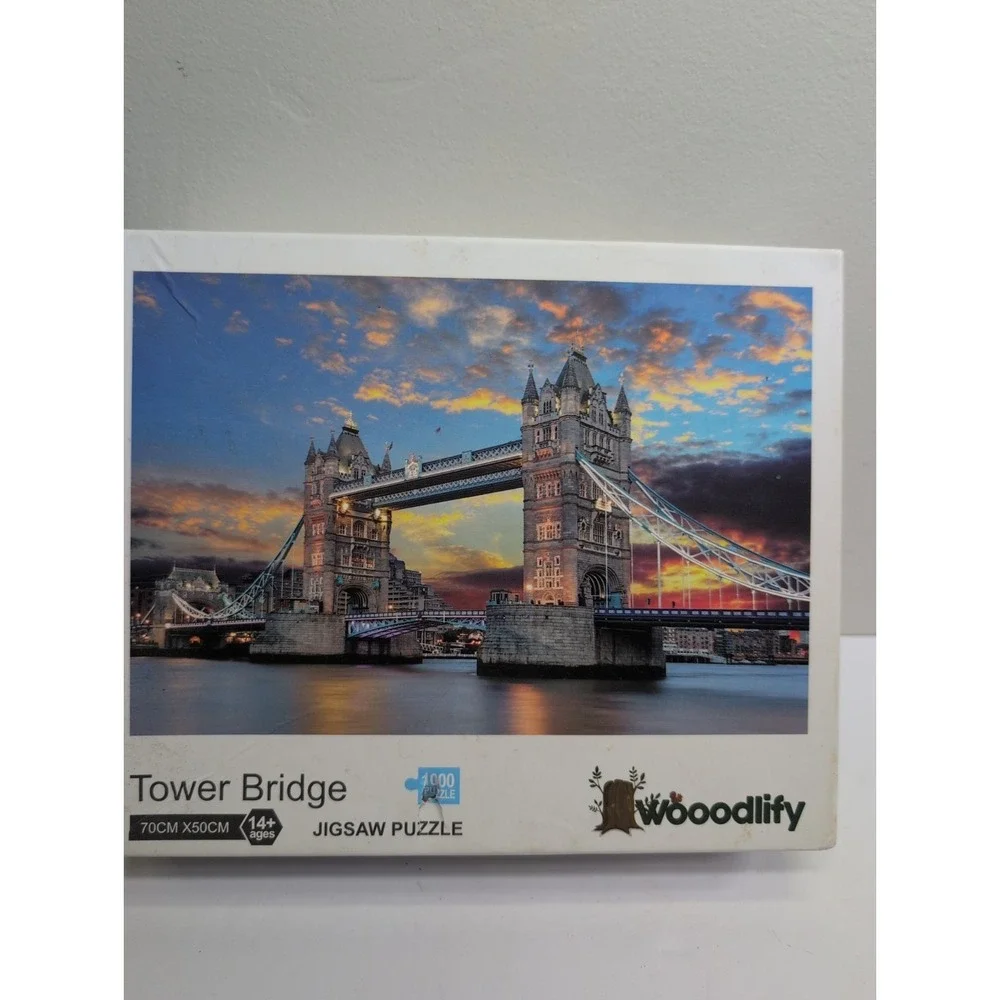 Tower Bridge 1000‎ Piece Puzzle Jigsaw Architect Structure Water Landscape